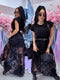 Kleita "MOONLIGHT VINTAGE 0859" + josta - MELNA AR MELNU