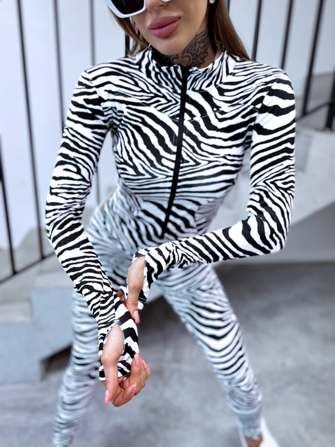 2IN1 komplekts "Zebra Glam 2811" - melnbalts