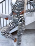 2IN1 komplekts "Zebra Glam 2811" - melnbalts