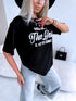 OVERSIZE T-shirt "THE BEST" - BLACK