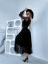 Lace dress "ROSALIA A2590" - BLACK