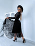 Lace dress "ROSALIA A2590" - BLACK