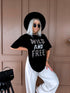 T-shirt "WILD AND FREE 5202" - black