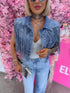 Džinsa veste "CRYSTAL MATCH" 56017 - ZILA