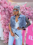 Džinsa veste "CRYSTAL MATCH" 56017 - ZILA