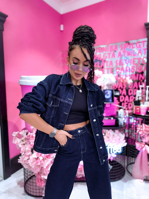 HM8505-1 džinsa jaka "TWILIGHT" - tumši zila