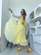 Lace dress "ROSALIA A2590" - YELLOW