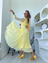 Lace dress "ROSALIA A2590" - YELLOW