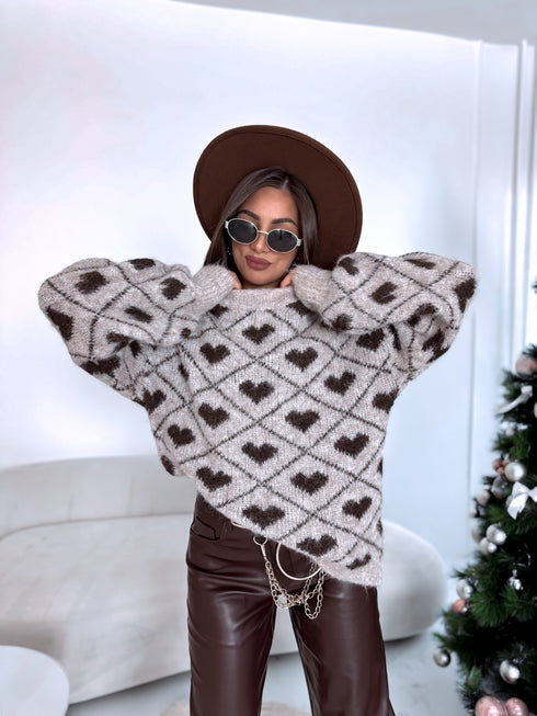 Džemperis "HOLIDAY HUG" 33975 - TUMŠI BĒŠS