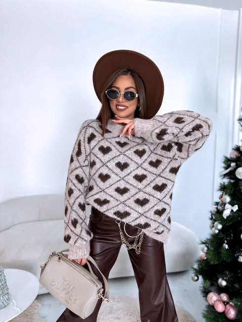 Džemperis "HOLIDAY HUG" 33975 - TUMŠI BĒŠS