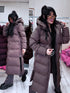 "COYOTE FC7633" long coat - CHOCO