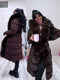 "BARNEY FC7618" long coat - CHOCO PRE-ORDER