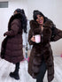 "BARNEY FC7618" long coat - CHOCO PRE-ORDER