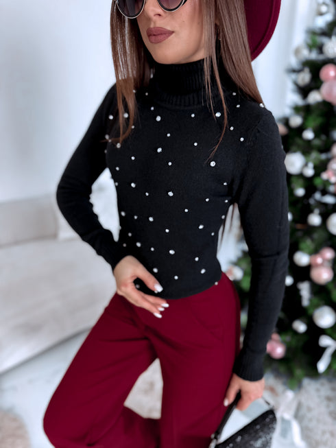 Džemperis "CRYSTAL TOUCH" JL7072 - MELNS