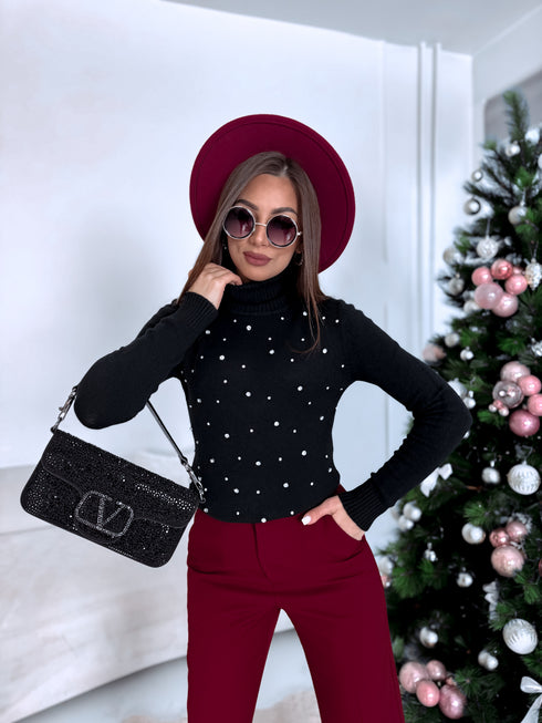 Džemperis "CRYSTAL TOUCH" JL7072 - MELNS