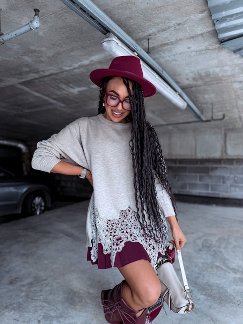 LIELIZMĒRA džemperis "SHAKE IT FF89"- TUMŠI BĒŠS