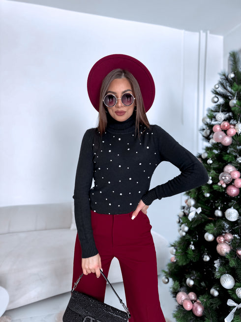 Džemperis "CRYSTAL TOUCH" JL7072 - MELNS