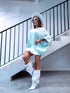 Mohair oversized jacket "POSES" 84236 - MINT