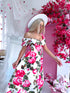"MARGARITA 288" dress - rose pattern