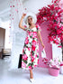 "MARGARITA 288" dress - rose pattern
