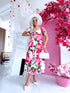 "MARGARITA 288" dress - rose pattern