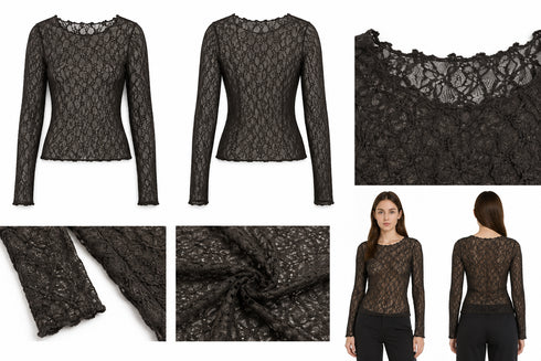 Tops "CHAMPAGNE DREAMS" 4816 - CHOCO