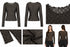 Tops "CHAMPAGNE DREAMS" 4816 - CHOCO