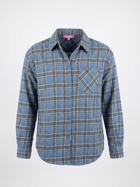 Krekls "PRIVATE LABEL" 5405C - ŠVIESIAI MĖLYNA