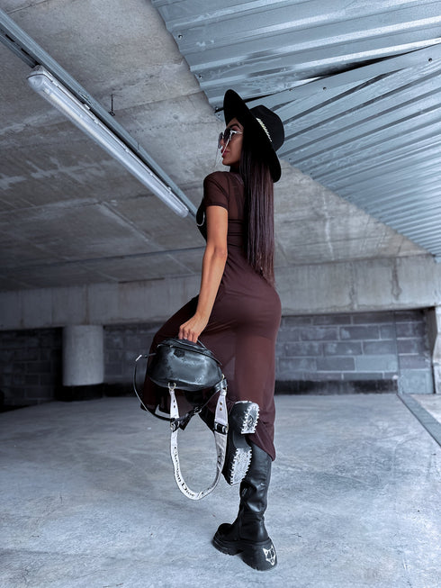 2in1 tīkliņkleita + apakškleita - CHOCO