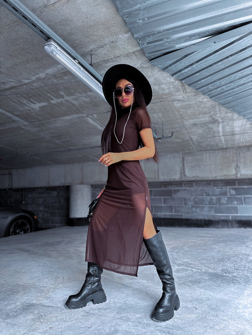 2in1 tīkliņkleita + apakškleita - CHOCO