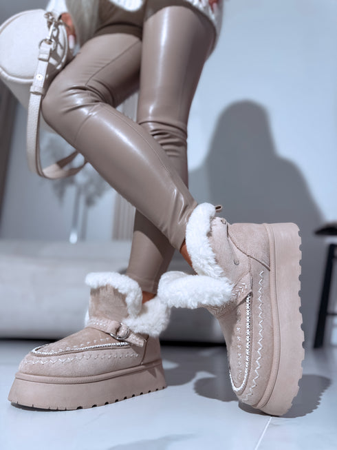 "GLACYN" īsie zābaki F-572 - GAIŠI BĒŠI