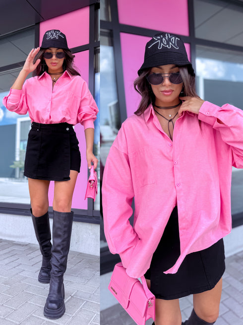Krekls "COTTON" H8062 - KOŠĀKI ROZĀ