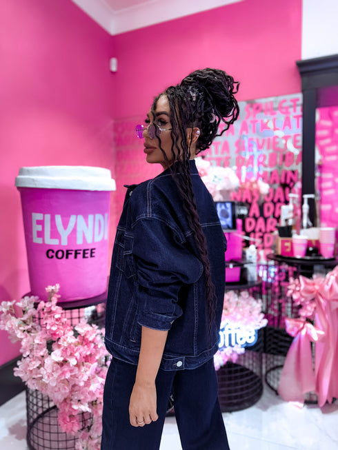 HM8505-1 džinsa jaka "TWILIGHT" - tumši zila