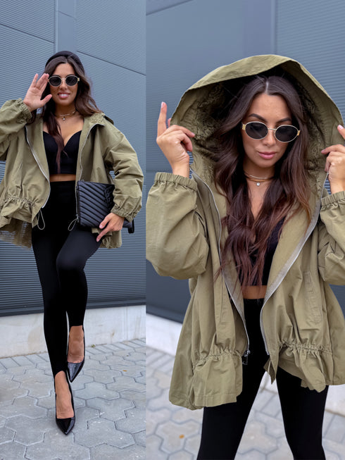 Jacket "WINDBREAKER" JS1185 - KHAKI