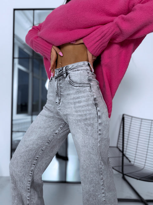 СВЕТЛО-СЕРЫЕ джинсы "MOUNTAINS" DJ2597