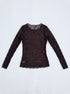 Tops "CHAMPAGNE DREAMS" 4816 - CHOCO