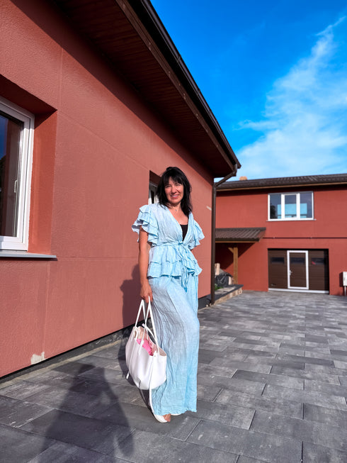 LINA komplekts "SALT ON SKIN 7327" - GAIŠI ZILS