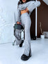 Knitted Set "SMOOTH LINES E5388" - GRAY