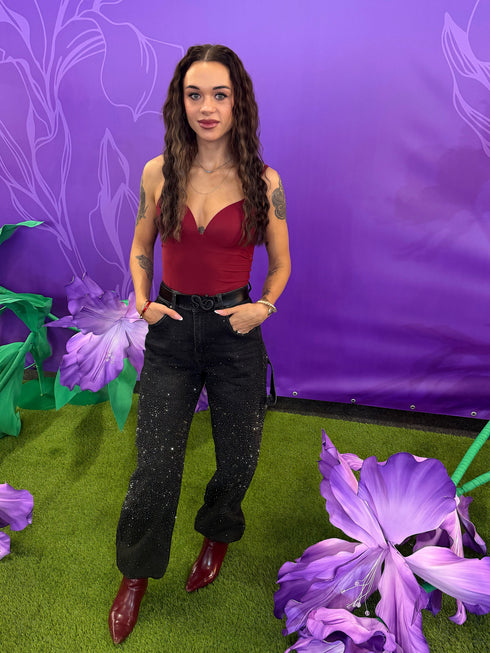 "SERAPHINE GLOW" 8705 jeans - DARK GREY PRE-ORDER