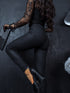 MATTE imitation leather PUSH-UP pants C9253-1 - black PRE-ORDER