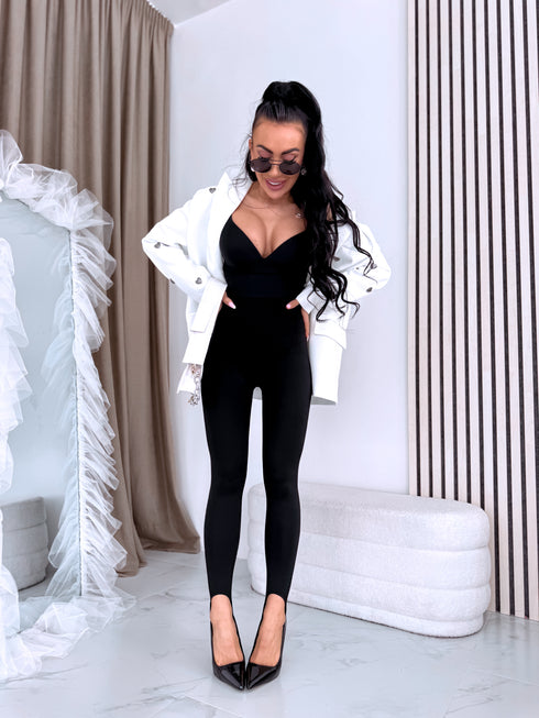 Legingi "MAX COMFORT" LM07029 - MELNI PRE-ORDER