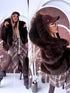 "FURORA PH6710" faux fur jacket - CHOCO PRE-ORDER