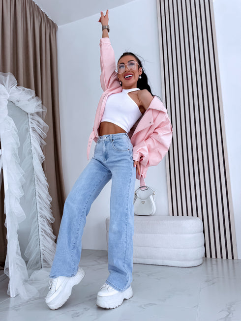 Džinsai "POWER STRETCH" 9254-1 - ŠVIESIAI MĖLYNA