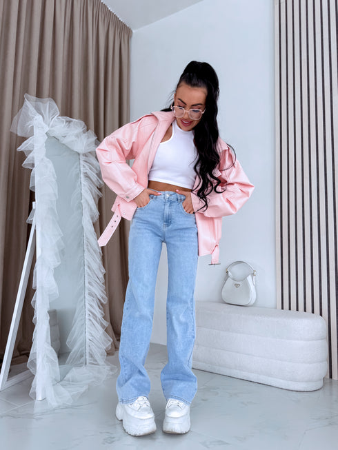 Džinsai "POWER STRETCH" 9254-1 - ŠVIESIAI MĖLYNA