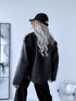 "POISON" Faux leather jacket CV2169-1 - BLACK