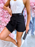 "NEXT LEVEL" shorts 21446 + belt - BLACK