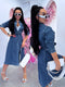 Džinsa kleita "DENIM SYSTEM" HM6695 - ZILA PRE-ORDER
