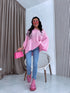 MOHAIR sweater "FRANCE 41356" - soft pink