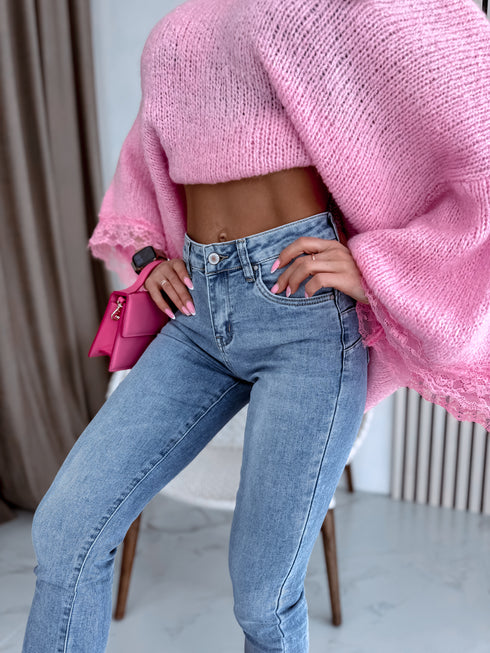 GAIŠI ZILAS džinsa PUSH-UP bikses "ACCIDENT" DJ2809 PRE-ORDER