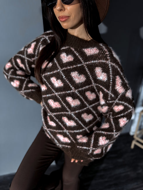 Džemperis "HOLIDAY HUG" 33975 - CHOCO